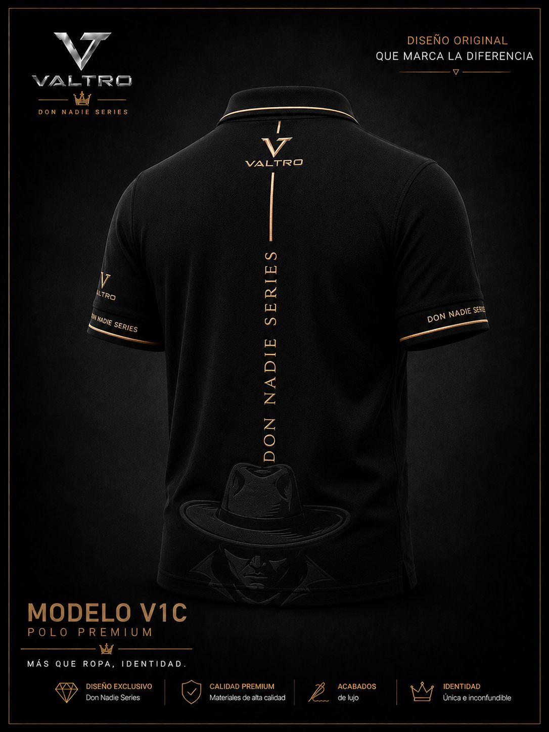 Camisa Modelo V1C “Don Nadie Series”
