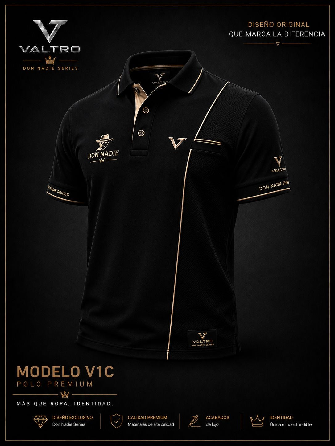 Camisa Modelo V1C “Don Nadie Series”