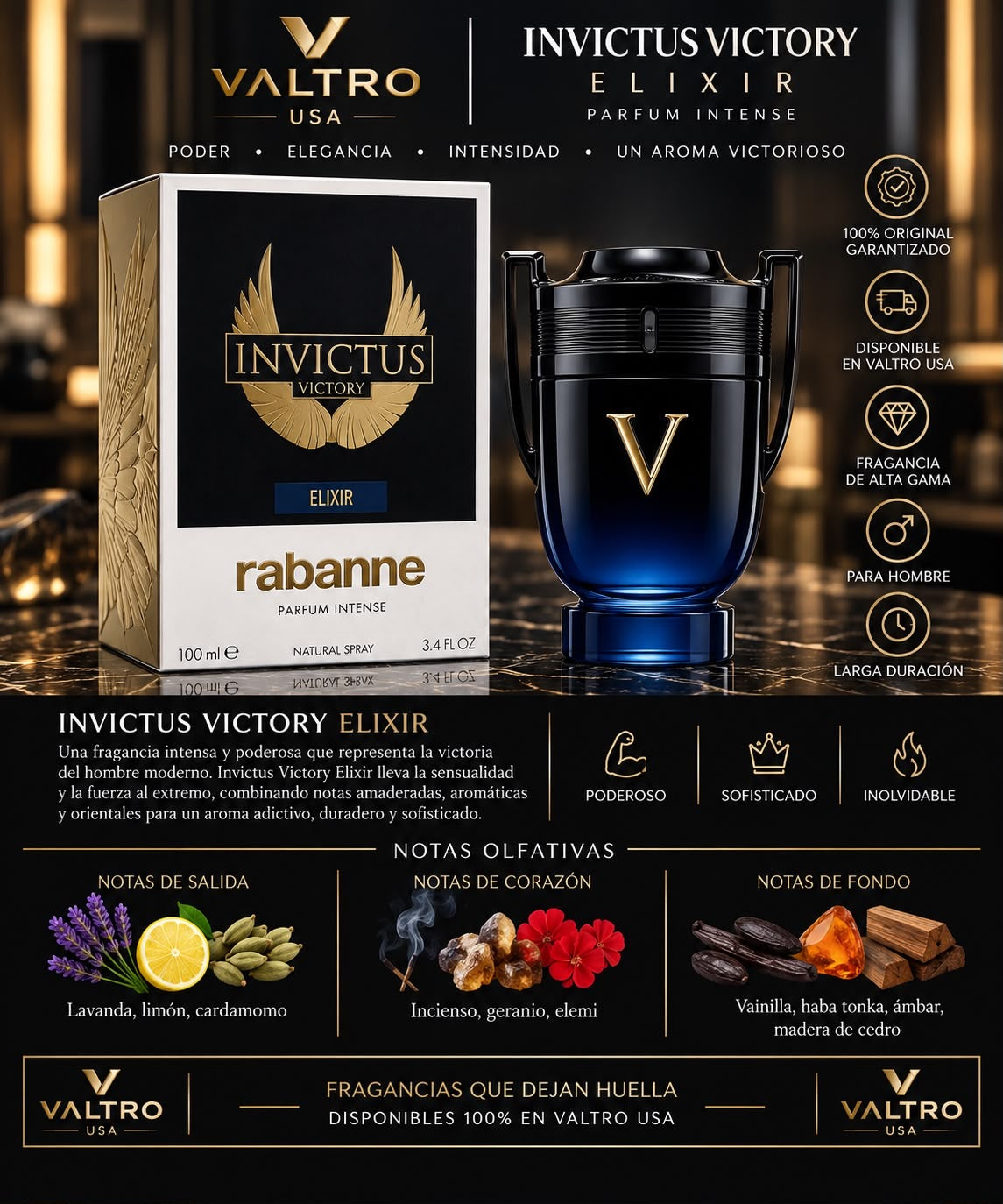 Perfume pavo rabanne invictus Victory