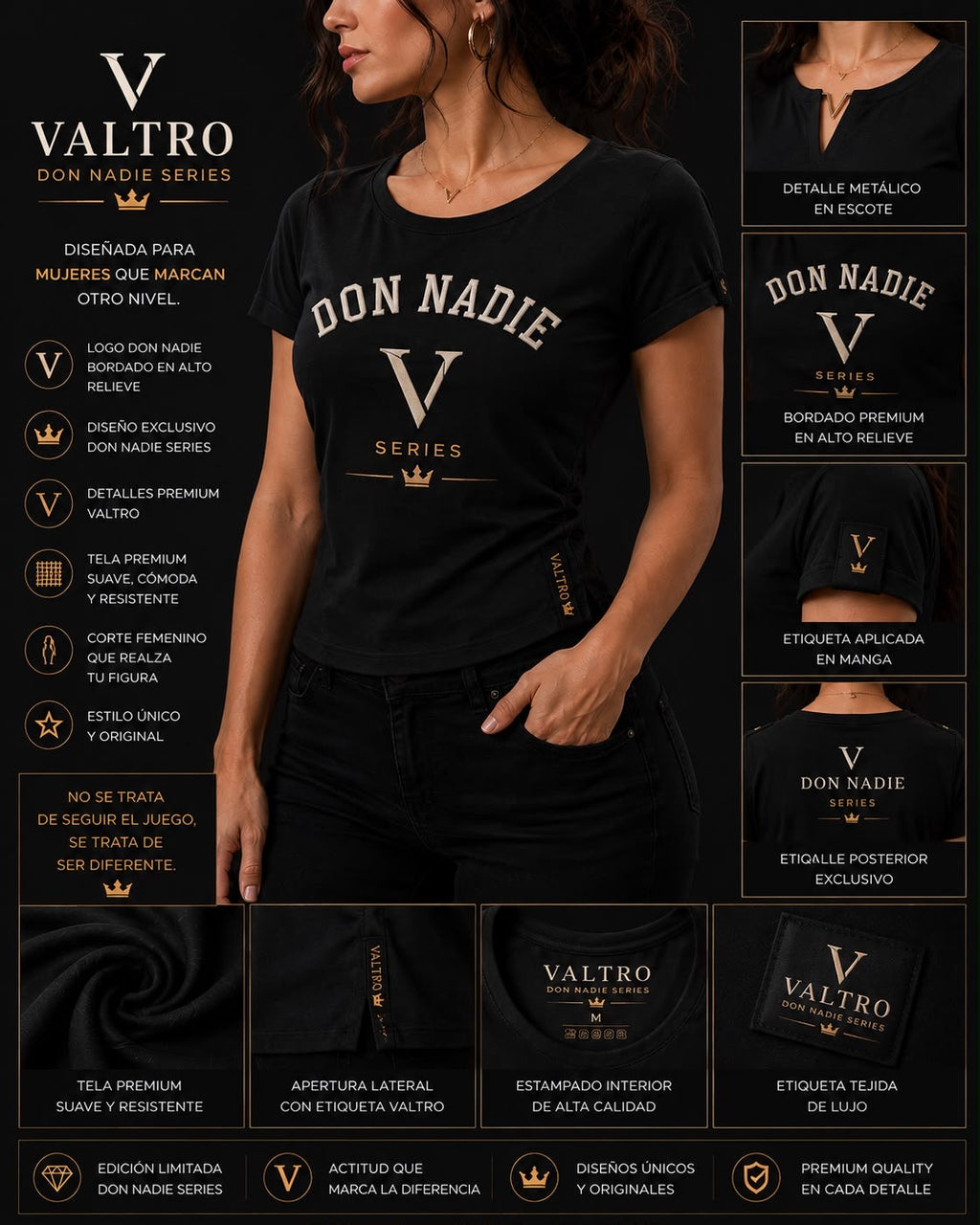 Camisa “Don Nadie Series M1”