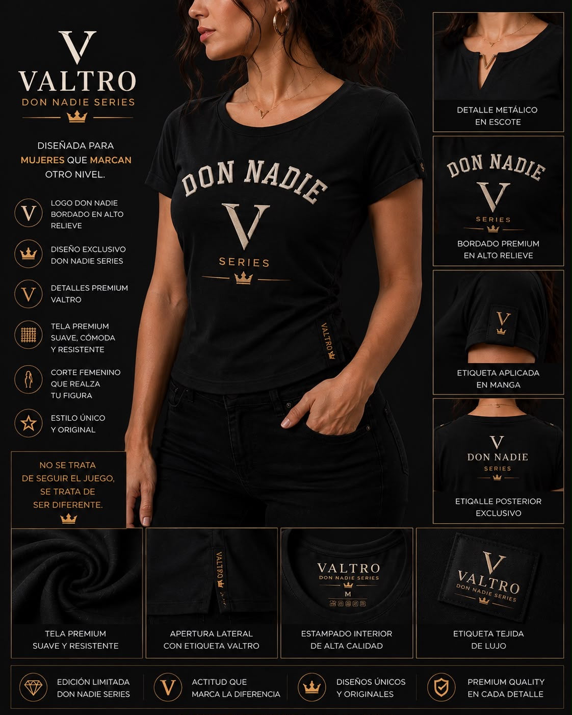 Camisa “Don Nadie Series M1”