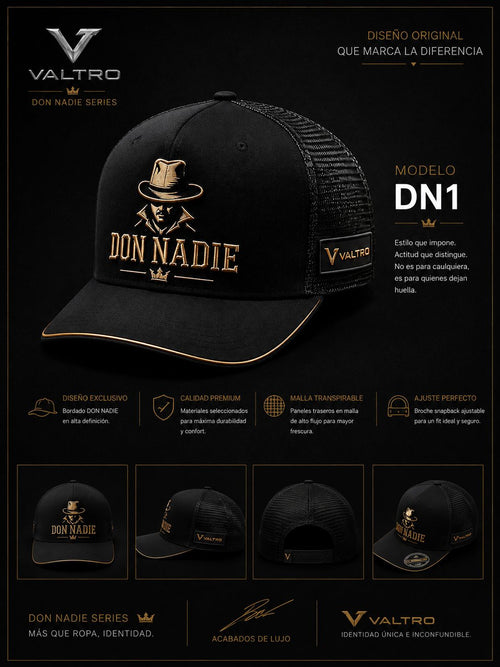Gorra modelo DN1 “Don Nadie Series”