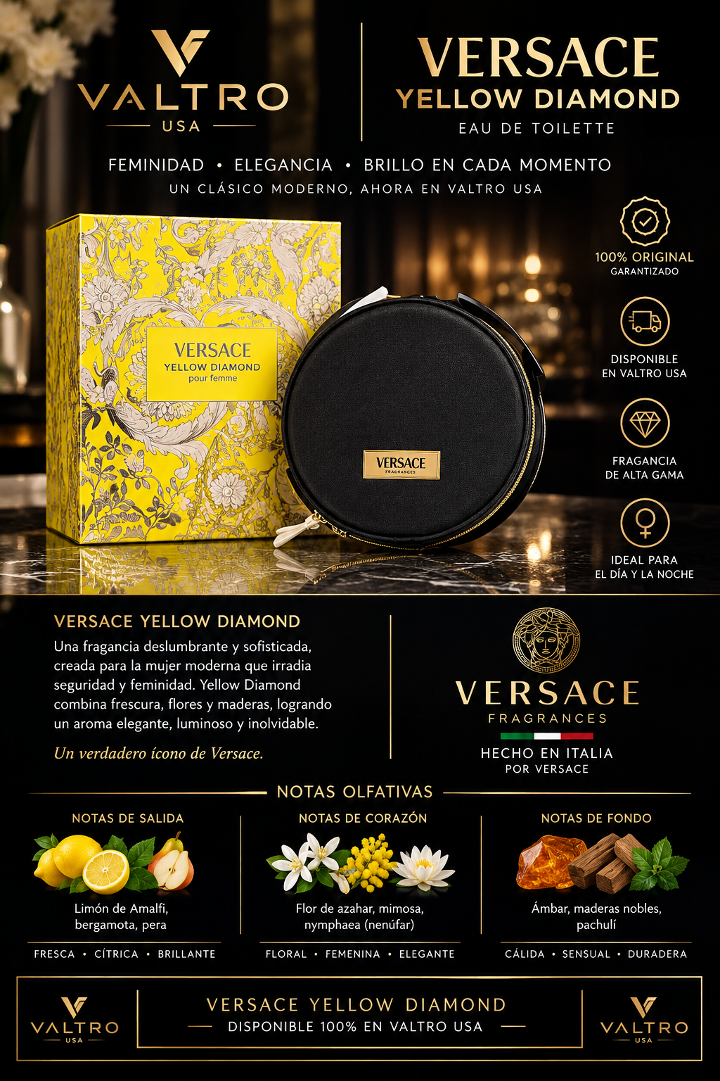 Perfume Versace yellow diamond