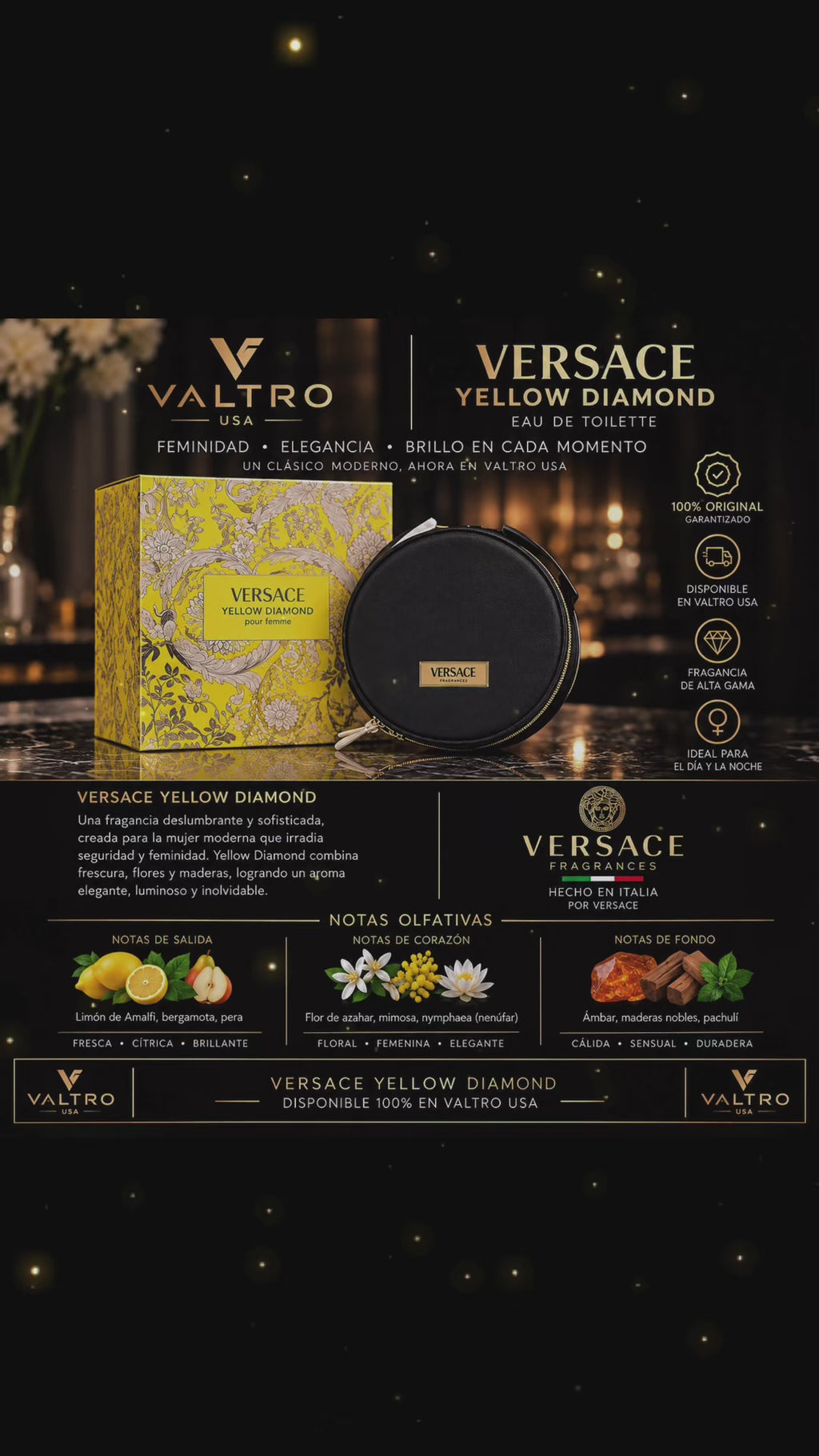Perfume Versace yellow diamond